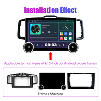 Radio Mobil Layar QLED 2 Din 11,8 Inci 2K dengan Dua Tombol untuk Honda Fit 2008-2015, Pemutar Multimedia Freed, Android Auto, Carplay