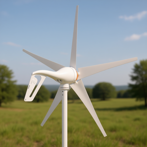 Kit de Generador de Turbina Eólica de 500W 12V con 5 Aspas, Dirección del Viento Ajustable, Velocidad de Arranque del Viento 2.5m/s - Product Image 2