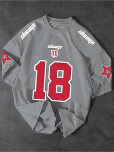 OEM卸売 100%ポリエステル 半袖プリントTシャツ 高品質アメリカンフットボールジャージ カスタムロゴ 夏用通気性 - Product Image 5