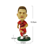 2025 jeux de Football Football Star Statue Bobblehead personnalisé joueur de basket-ball étoile décoration cadeau 13.5CM jeux résine cadeau
