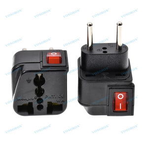 Universal American <strong>US</strong> European UK EU AU Travel Electrical Plug <strong>Adapter</strong> 10A/13A 250V <strong>Power</strong> Socket With On/Off Switch - Product Image 5
