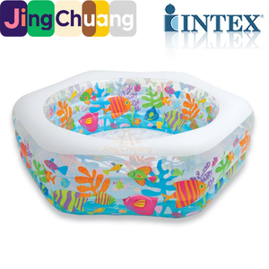 JingCHuang56493 Piscina Familiar Submarina, Piscina Inflable para Niños, Piscina de Pelotas Oceánicas, Fondo Inflable - Product Image 5