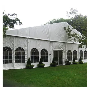 Large Clear Roof Marquee Wedding Tent Arabian Dubai Luxury For Outdoor Exhibition Event Waterproof PVC Coated Aluminum 8-10years