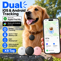 Collier pour chien et chat, traceur anti-perte intelligent, étiquette de localisation pour animaux de compagnie, compatible avec Find My Find Hub, étanche IP67