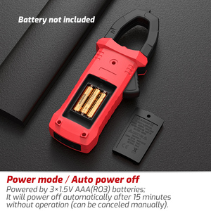 Pinza Amperimétrica Inteligente TASI TA813A+ para Uso Doméstico e Industrial, Corriente CC/CA 1000A, Voltaje CC/CA 1000V, Resistencia, Frecuencia - Product Image 4