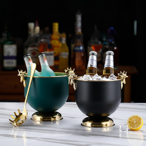 Hielera Metálica Personalizable para Bodas, Enfriador de Vino y Champán para Eventos, Soporte para Bebidas de Mesa para Fiestas, Accesorio Especial para Entretenimiento - Product Image 1