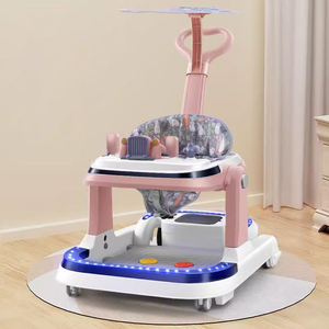 Andadores Para Bebe Productos para bebés Juguetes Push Niños Andador Música Andador eléctrico para bebés 4 en 1 con ruedas y asiento - Product Image 2