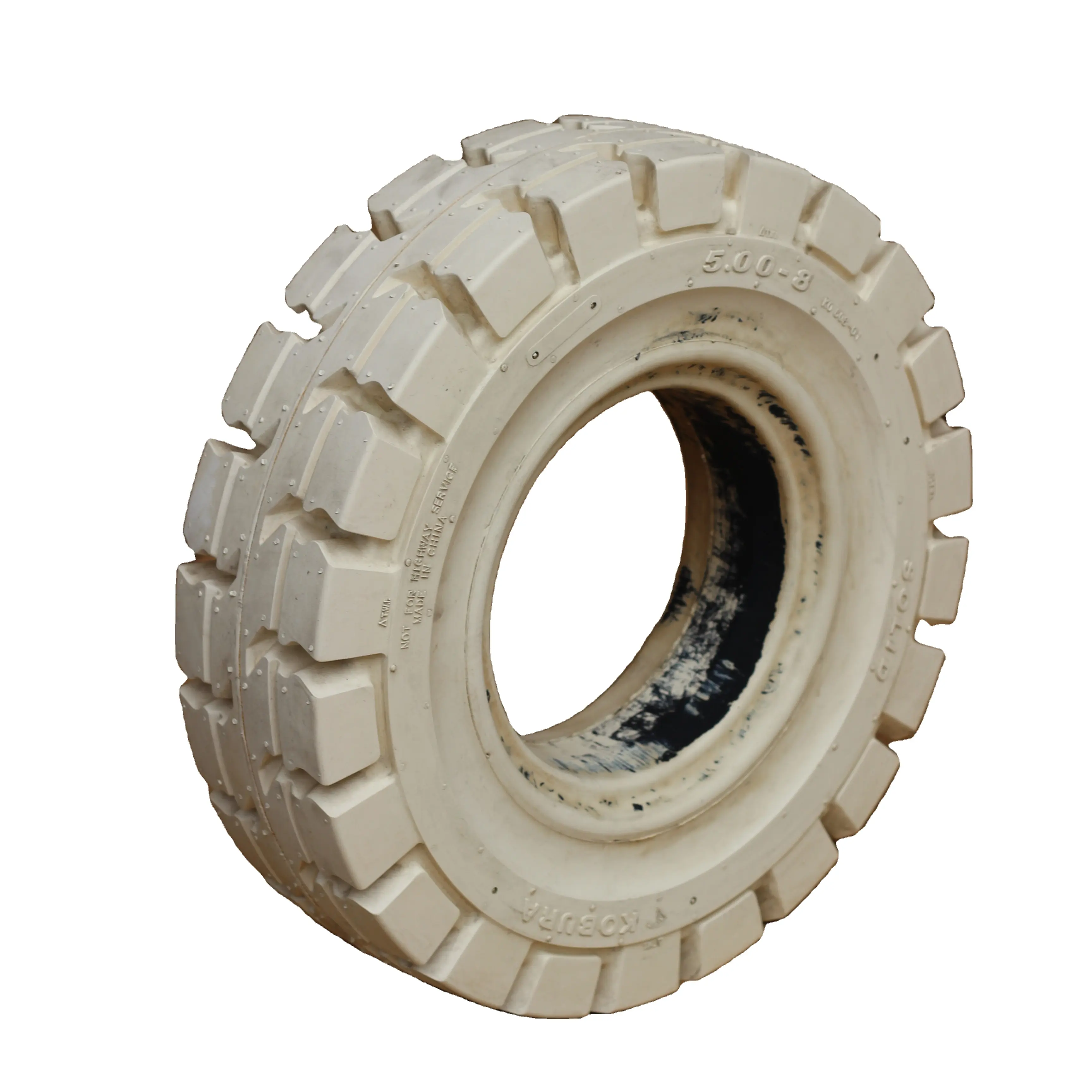 Factory directly supply forklift solid tire 5.00-8 for wholesale