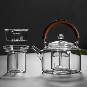 2022 термостойкая стеклянная чайная плита толстый лучевой чайник японская электрическая керамическая духовка домашний чайник от производителя оптовая продажа