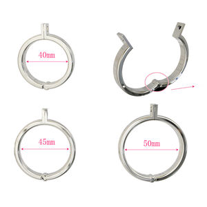 جهاز عفة رجالي معدني بانك من عمر البخار مع قفل قضيب أنبوب قفص العفة التحكم في الرغبة الجنسية لعب للذكور - Product Image 4