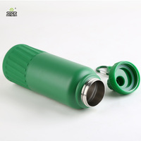 Bouteille d'eau pour chien de 24oz 3 en 1 Bouteille d'eau portable isolée de voyage pour animaux de compagnie de 24oz en acier inoxydable