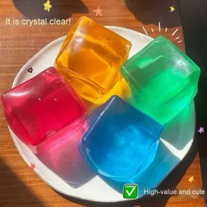 Juguete Antiestrés de Plástico Transparente Tipo Maltosa para Fidget Cube, Artefacto de Descompresión, Juguete Blandito para Apretar y Comprimir - Product Image 3