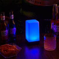 Ktv Mini lampe de Table Led, éclairage de fête, lampe lanterne avec abat-jour en verre, décoration de café, lampe de Table Led
