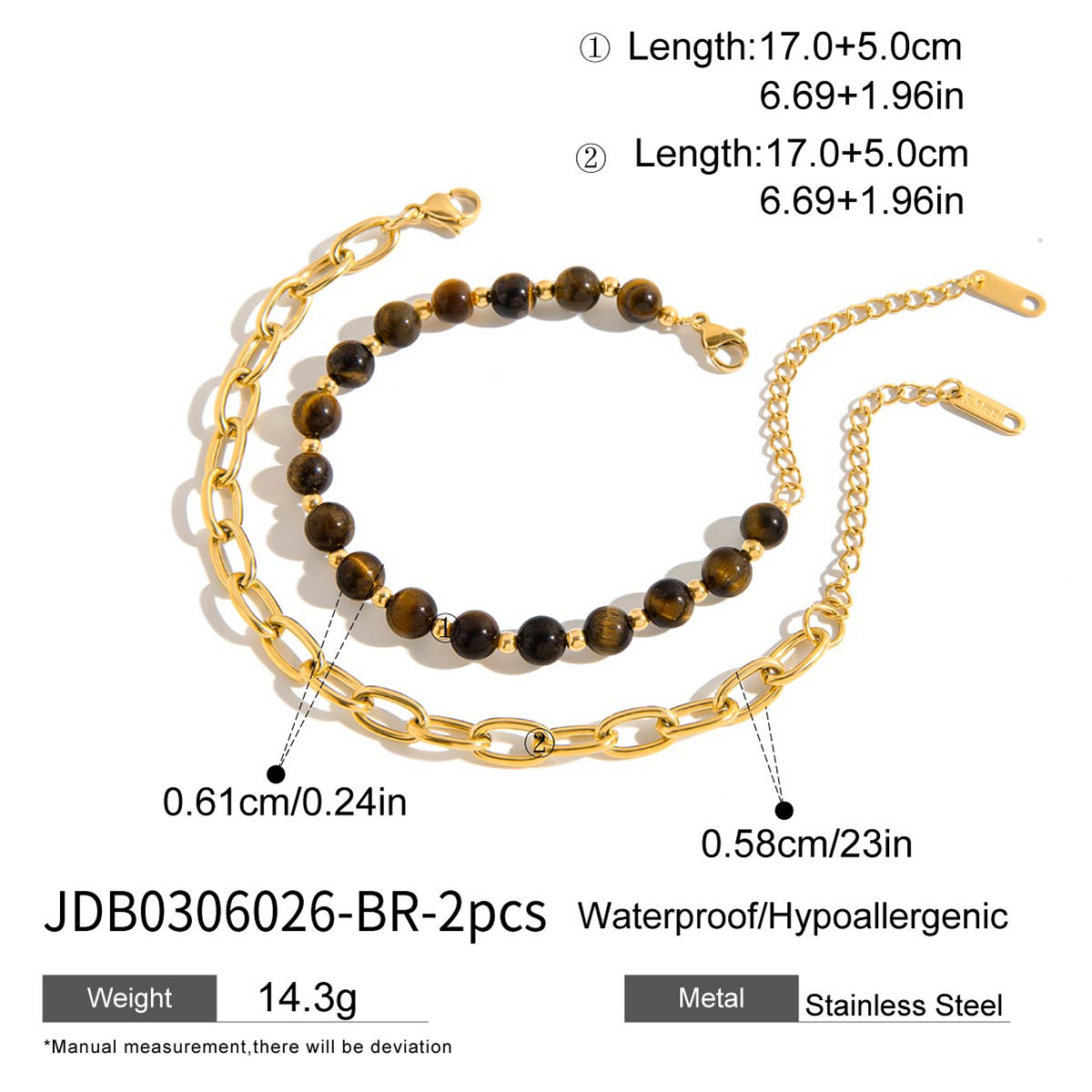 JDB0306026-BR-2 piezas