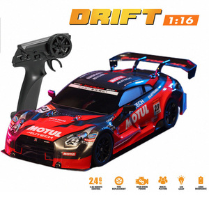 Coche de <span class=keywords><strong>juguete</strong></span> con Control remoto AiJH 1:16 para niños y adultos, 6 barricadas, neumáticos de cuatro velocidades, Material metálico, coche de carreras 4WD RC - Product Image 2