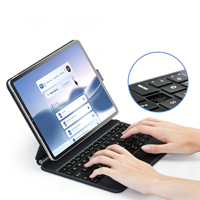 Clavier intelligent OEM pour iPad Pro 11 pouces avec pavé tactile, rétroéclairage RVB, clavier magique, connexion directe par broches Pogo, sans batterie