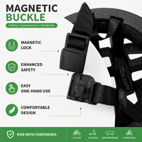 Casco de Ciclismo Plegable, Compacto, Flexible y Ajustable para Bicicletas Plegables y de Desplazamiento Diario
