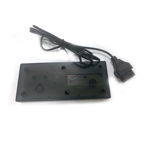 Chơi Game Giao Diện Điều Khiển <span class=keywords><strong>Gamepad</strong></span> <span class=keywords><strong>8bit</strong></span> Phong Cách 15pin 7pin Cắm Cáp Điều Khiển Cho NES Cho FC Có Dây Trò Chơi Điều Khiển Trong Suốt Màu Đen - Product Image 6