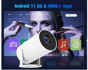 Hy300 <span class=keywords><strong>Mini</strong></span> Xách Tay Chiếu 4K HD <span class=keywords><strong>Android</strong></span> Thông Minh Proyector Tiếng Ồn Thấp Với Được Xây Dựng Trong Stereo Loa Nhà Rạp Chiếu - Product Image 3