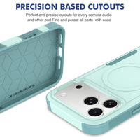 Coque de protection intégrale antichoc 2-en-1 de haute qualité pour iPhone 18 17 16 Pro Max avec aimant puissant – Vente en gros