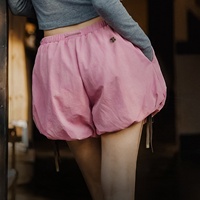 Jupe-short Maden pour femme, légère, coupe trapèze, jambe large, style bouffant, taille haute, mini, pour l'été