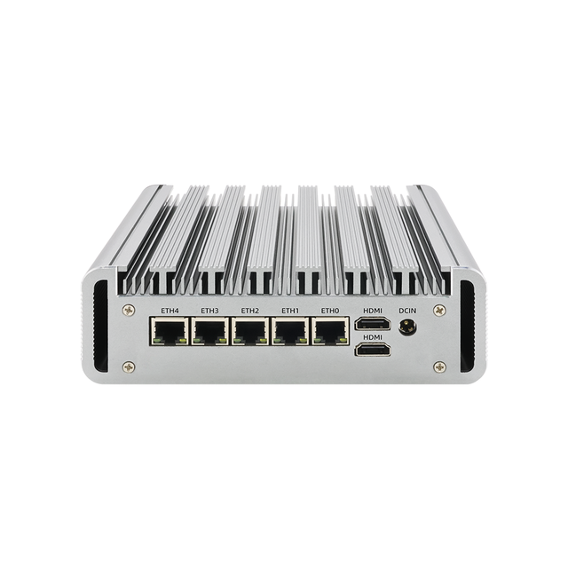 Intel Firewall Appliance Mini Desktop Hardware 5 Lan I225 2.5G Network Ethernet Pfsense N100 Mini Pc Computer With Rs232 Com