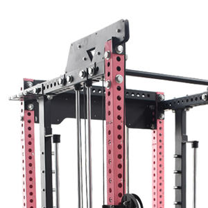Jeu complet d'équipement d'entraînement commercial Smith Machine à domicile de gymnastique personnalisée Portique multifonctionnel Supports à squat - Product Image 3