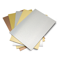 Panel Compuesto de Aluminio (ACP) Espejo Plateado/Dorado de 3mm/4mm, Tipo Panal, Ignífugo, Anti-Rayones, Ecológico, para Revestimiento de Paredes Exteriores