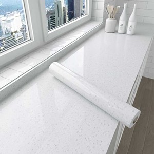 Pellicola in pvc di marmo bianco nero lucido <span class=keywords><strong>per</strong></span> la membrana in lamina di PVC <span class=keywords><strong>per</strong></span> armadietto in MDF con rivestimento adesivo <span class=keywords><strong>per</strong></span> mobili - Product Image 3