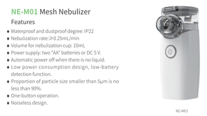 Atomizer Jala Dokter Hewan, <span class=keywords><strong>Nebulizer</strong></span> Genggam Portabel untuk Hewan Mini atau Hewan Peliharaan - Product Image 3