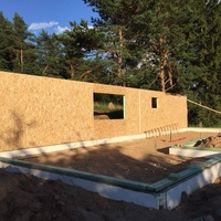 Panneaux OSB et panneaux MGO, panneaux sandwich pour maisons SIP, villa préfabriquée, maison solide, structure en acier sismique