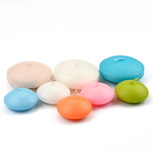 3 Inch Unscented <strong>Tealight</strong> Shaped Floating Candles in Water for Wedding - Product Image 2
