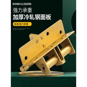Bisagra de resorte con amortiguación automática de 4 pulgadas para puerta, posicionamiento a 90 grados - Product Image 2