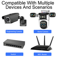 3600mAh 5400mah 6000mAh Online Mini UPS Power Supply 5V 9V 12V 1A 2A Mini DC UPS untuk ONU WiFi Router CCTV Kamera Adaptor Daya