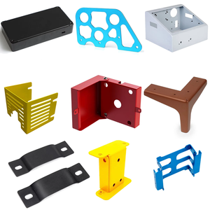 एल्यूमीनियम प्लेट के लिए कस्टम पाउडर कोटिंग एनोडाइज्ड एनग्रेड स्टैम्पिंग गहरी ड्राइंग धातु निर्माण एल्यूमीनियम भागों - Product Image 1