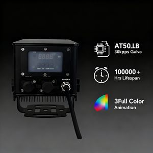 ไฟเลเซอร์แอนิเมชั่น RGB สีสันสดใส กันน้ำระดับ IP65 ควบคุมด้วยเสียง DMX โปรเจคเตอร์สำหรับภายนอกอาคาร เหมาะสำหรับสถานที่ท่องเที่ยวและการแสดงบนเวที - Product Image 1