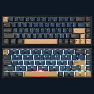 Kred Blue SAMURAI PBT keycaps เชอร์รี่โปรไฟล์สีย้อมระเหิด170-Key ยิงคู่กับ7U/6U Spacebar สำหรับ61/64/87/104/108เชอร์รี่ - Product Image 6