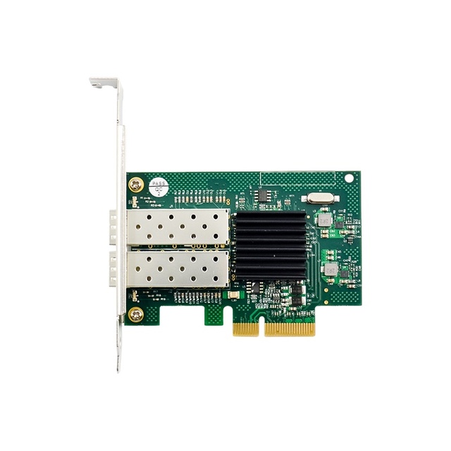 WINTEK FCC Certified Internal Wired PCI Express 82576 1G 2 SFP Chipset 10/100/1000Mbps Fiber Optic Network Card Stock Desktop