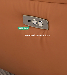 Fauteuil électrique moderne pour salon, fauteuil inclinable en cuir <span class=keywords><strong>de</strong></span> loisirs, fauteuil inclinable <span class=keywords><strong>large</strong></span>, fauteuil à bascule - Product Image 3