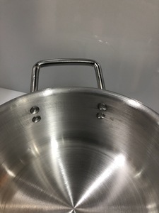 Fabrieksvoorraad Thuisgebruik Enorm <span class=keywords><strong>5</strong></span> Stuks Set 34 + 38 + 40 + 43 + 45Cm Kookpot Aluminiumlegering Kookgerei-Set Braadpan - Product Image 4
