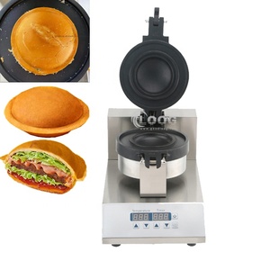 Máquina eléctrica para hacer hamburguesas con forma de OVNI, precio de fábrica, máquina para hacer hamburguesas, máquina eléctrica comercial para hacer hamburguesas a la venta - Product Image 4