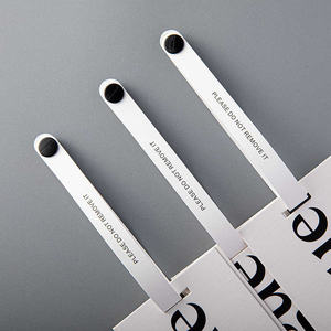 Meilleure vente étiquette de marque Logo vêtements en tissu personnalisés étiquette de prix personnalisée carte de remerciement chemise <span class=keywords><strong>Vistaprint</strong></span> étiquettes volantes - Product Image 4