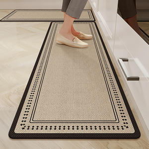 Alfombrilla de cocina Quiet Wind, suave, de barro de diatomeas, cuadrada, estilo retro, estilo pastoral, de secado rápido, antideslizante, resistente a las manchas y absorbente. - Product Image 3