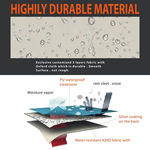 BEELAND Intérieur Vélo Housse De Protection Résistant À La Poussière Étanche Spinning Vélo Couverture Uv Résistant Vélo D'exercice Couvre - Product Image 5