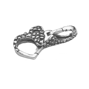 Prix usine – Fermoirs mousquetons irréguliers personnalisés en argent sterling 925 (6 mm) pour bracelets DIY, colliers et chaînes de sacs – Idéal pour la fabrication de bijoux - Product Image 2