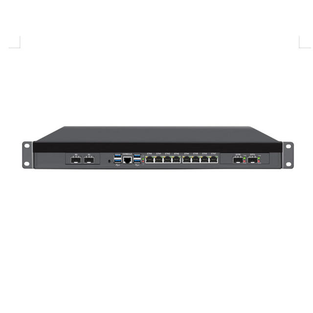 BKHD Factory Customized 1U Rack Mounted 1U-C246 Intel Core i7-9700 8*Lan Ports SFP+ Soft Router Bareboard Firewall VPN Gateway