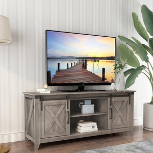 Puerta de granero de estilo americano, gabinete de TV retro country y gabinete de almacenamiento - Product Image 3