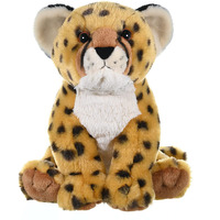 1017 personnalisé ODM OEM réaliste guépard ourson en peluche CPC Animal en peluche panthère assise doux guépard en peluche jouets