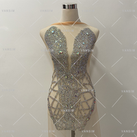 Ceinture de mariée haut de gamme, corsage perlé en cristal, patchs brodés de paillettes et strass, appliqués