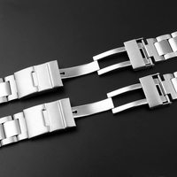 Bracelet de montre en acier inoxydable à bout incurvé pour Longines master Conquest L3.642.4 L3.781.4 Bracelet Montre Accessoires 316L 21MM
